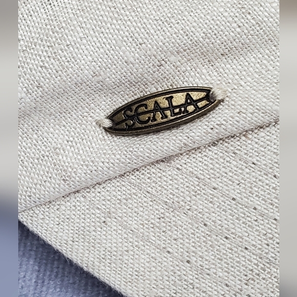 Scala Big‎ Brim Linen Beach Summer Vacation Women's Hat OS - Picture 5 of 9